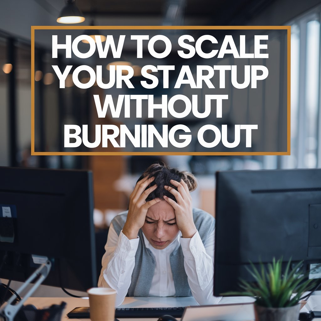 How to Scale Your Startup Without Burning Out